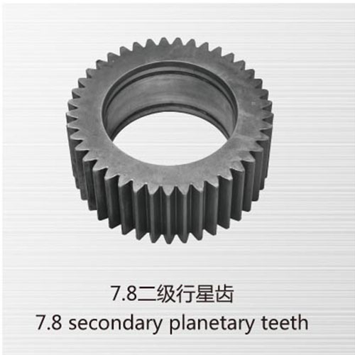 7.8 secondary planetary teeth